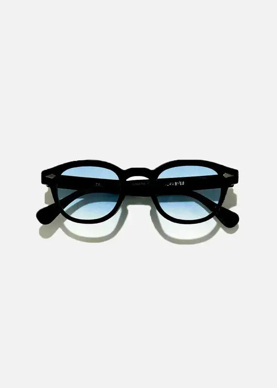 Rivage premium sunglasses - UV400 ice blue gradient lenses close-up